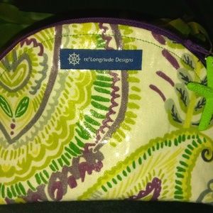 reLongitude Designs Paisley Dumpling Cosmetic Bag